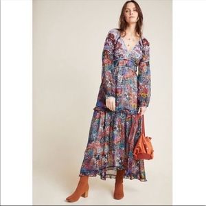 Anthropologie Maeve Annabella Maxi Dress: Size 0